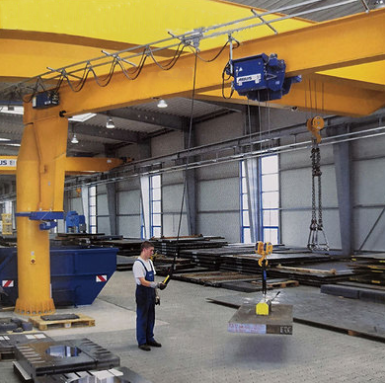 懸臂吊和永磁起重器在鋼廠的應用
